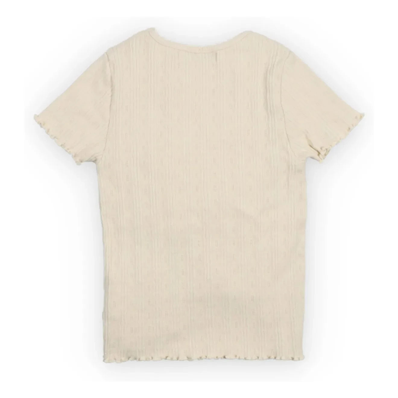 the new society - Romero Bio-Baumwoll-Ripp-T-Shirt | Ecru