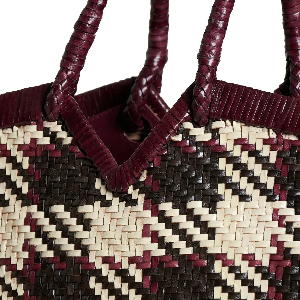 Vipera Tote mit Cruella-Patch aus Leder | Grau