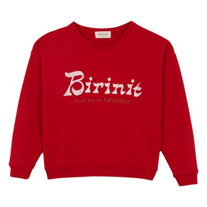 birinit - Chili Birinit Sweatshirt aus Bio-Baumwolle | Rot