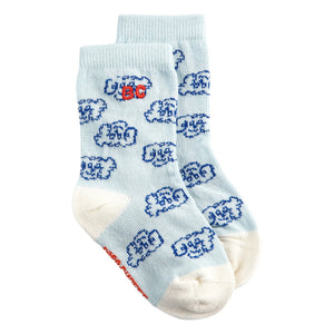 Bobo Choses - 2 Paar Socken mit Hunde-Motiv aus Bio-Baumwolle | Hellblau