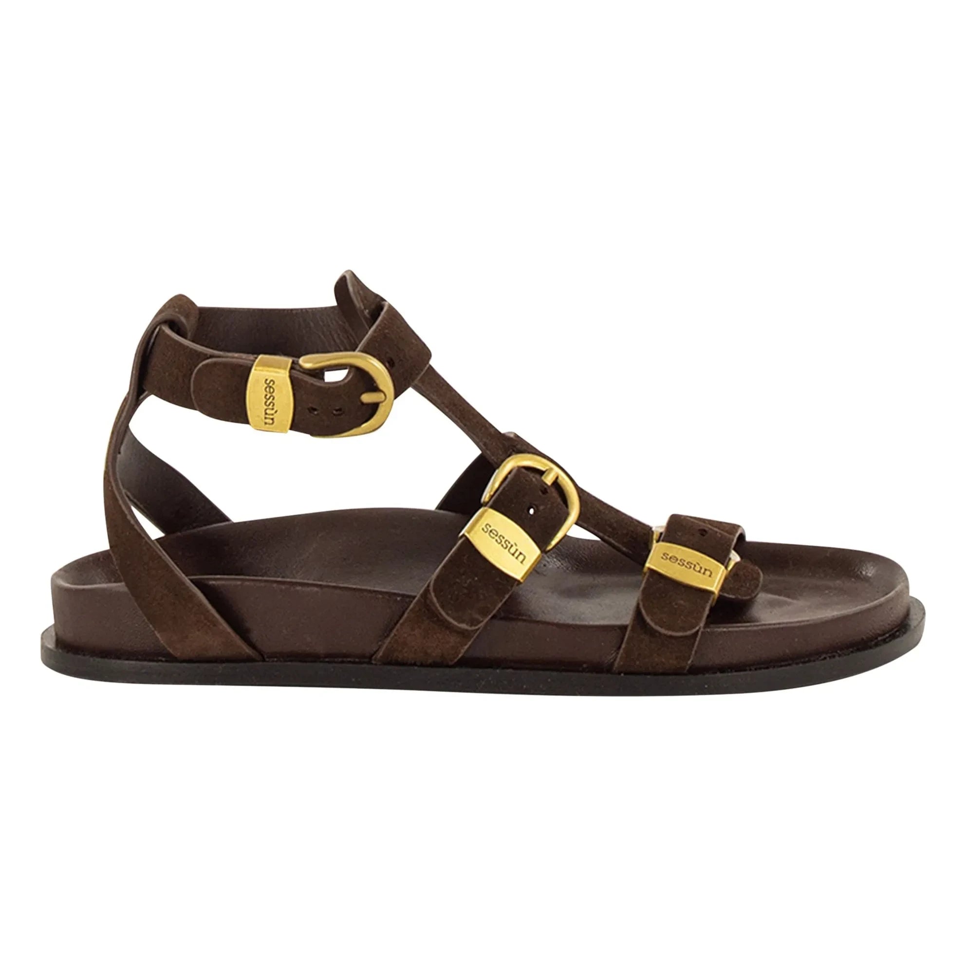 Sessùn – Romulus Ledersandalen | Chocolate