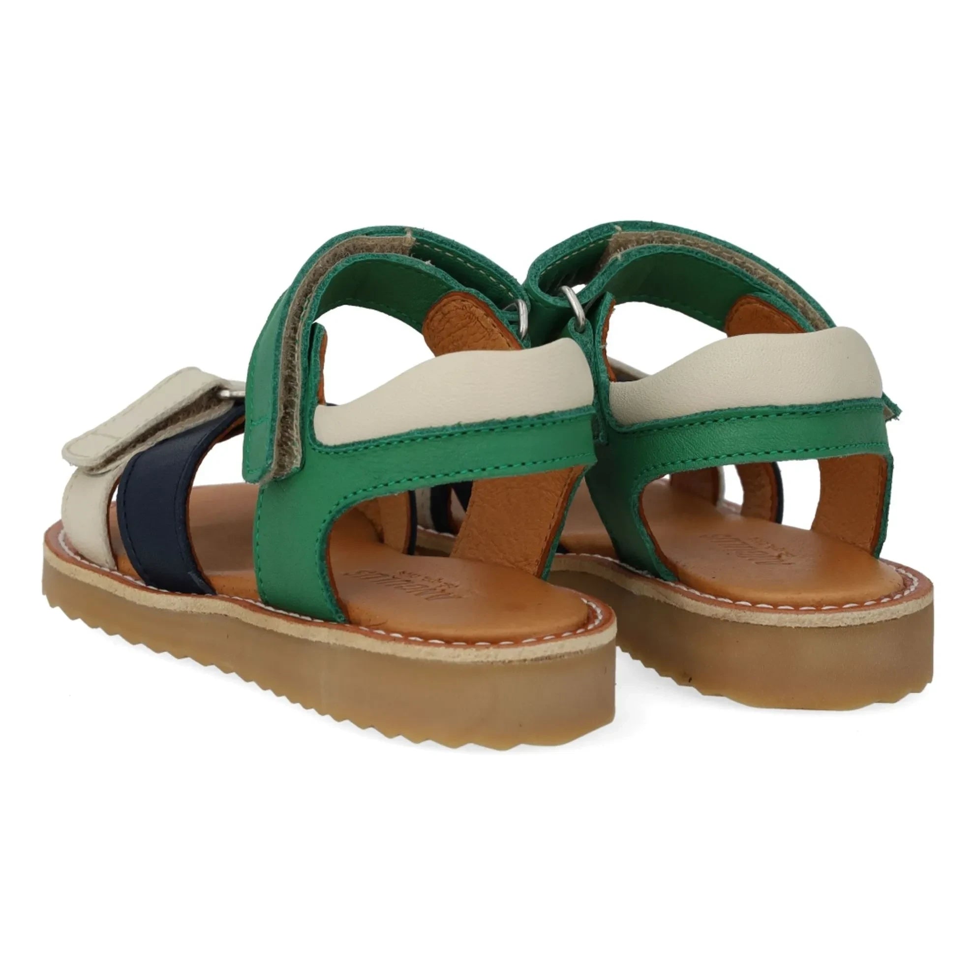Angulus - Sandalen mit doppelten Riemen | Wiesengrün