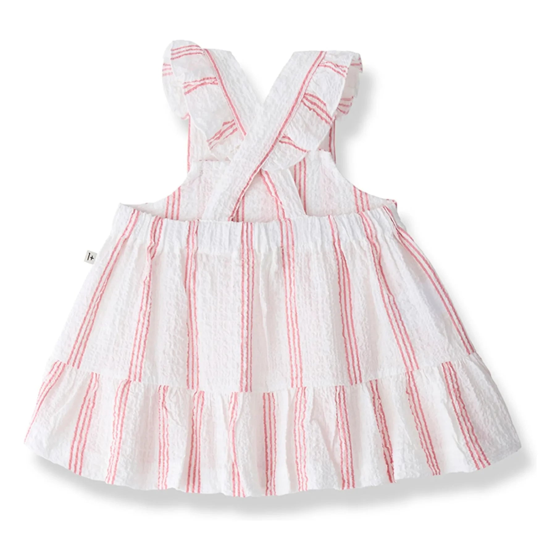 1+ in the family - Gestreiftes Joncols Kleid | Blush