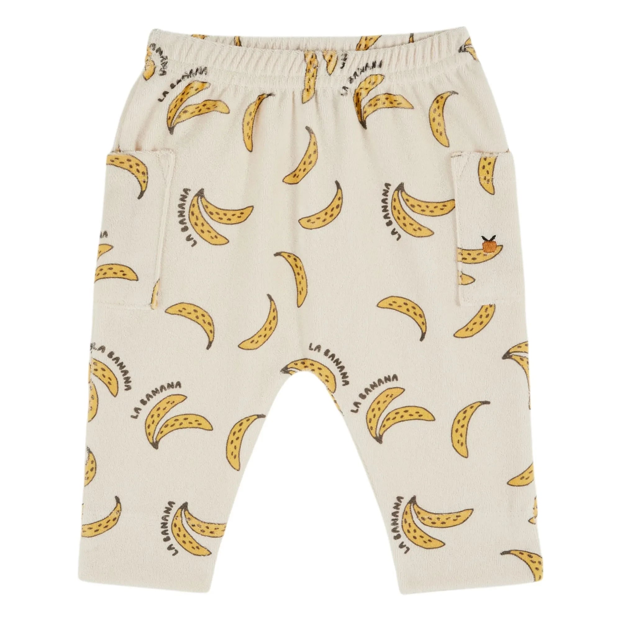 Emile et Ida – Bio-Baumwolle Bananen Sarouel Hose | Creme