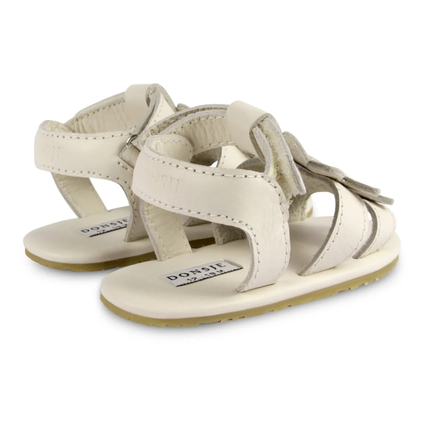 Donsje - Tuti Fields Leder-Sandalen | Creme