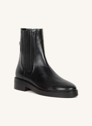 Bobbies - Joyce Lederstiefel | Schwarz
