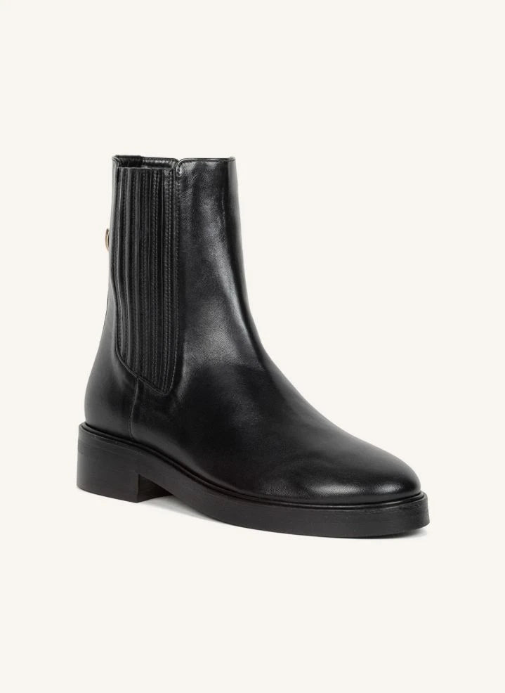 Bobbies - Joyce Lederstiefel | Schwarz