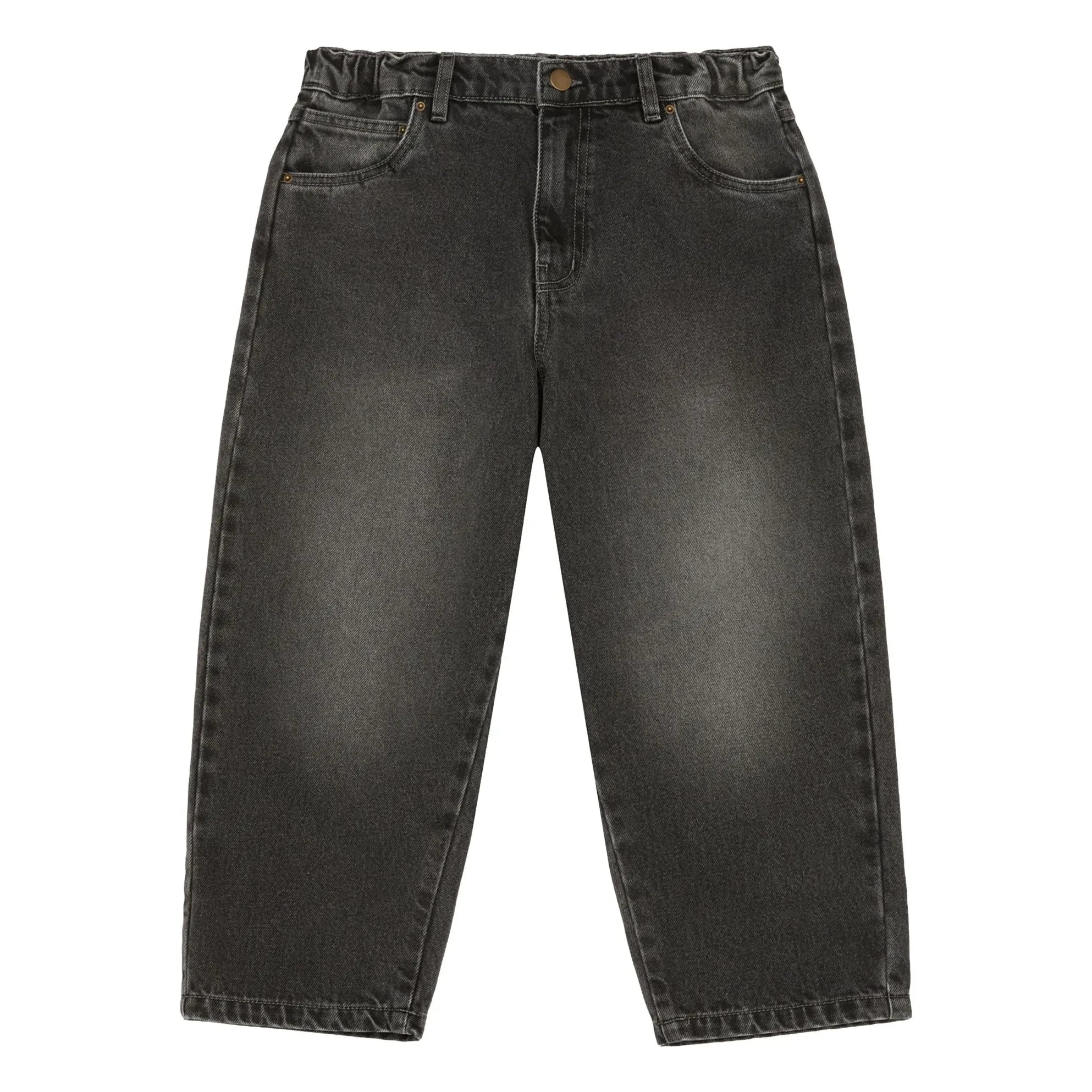 Main Story - Bio-Baumwoll-Baggy-Jeans | Schwarz