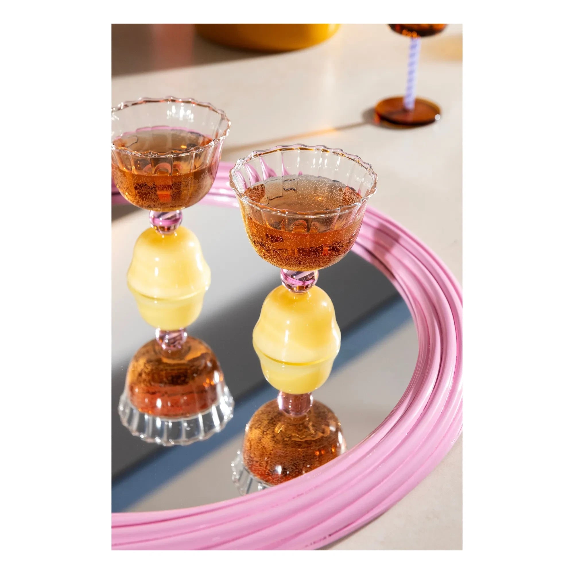 &Klevering - Lale kadeh - 2'li set | Sarı