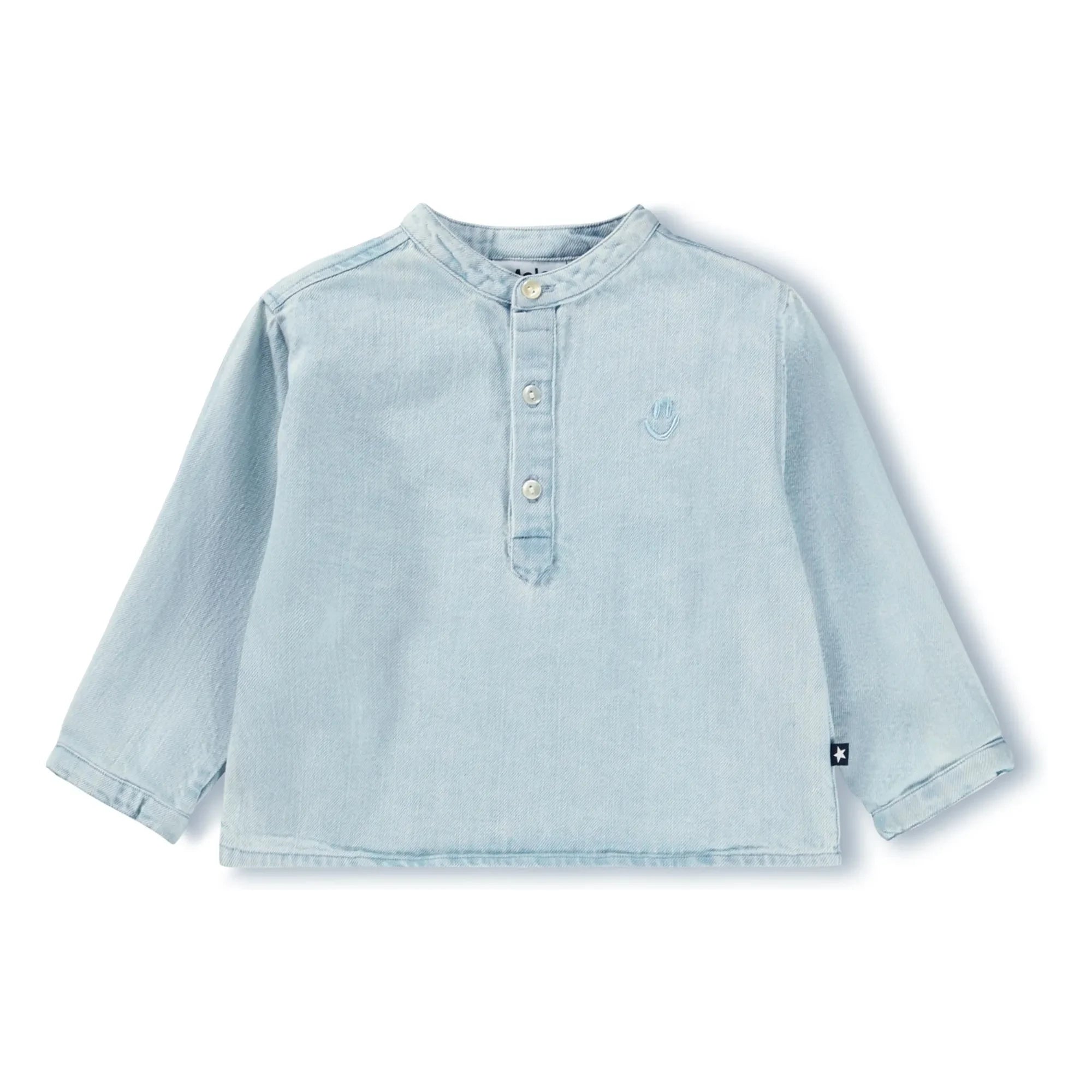 Molo - Enoz Denim Bio-Baumwollhemd | Jeansblau