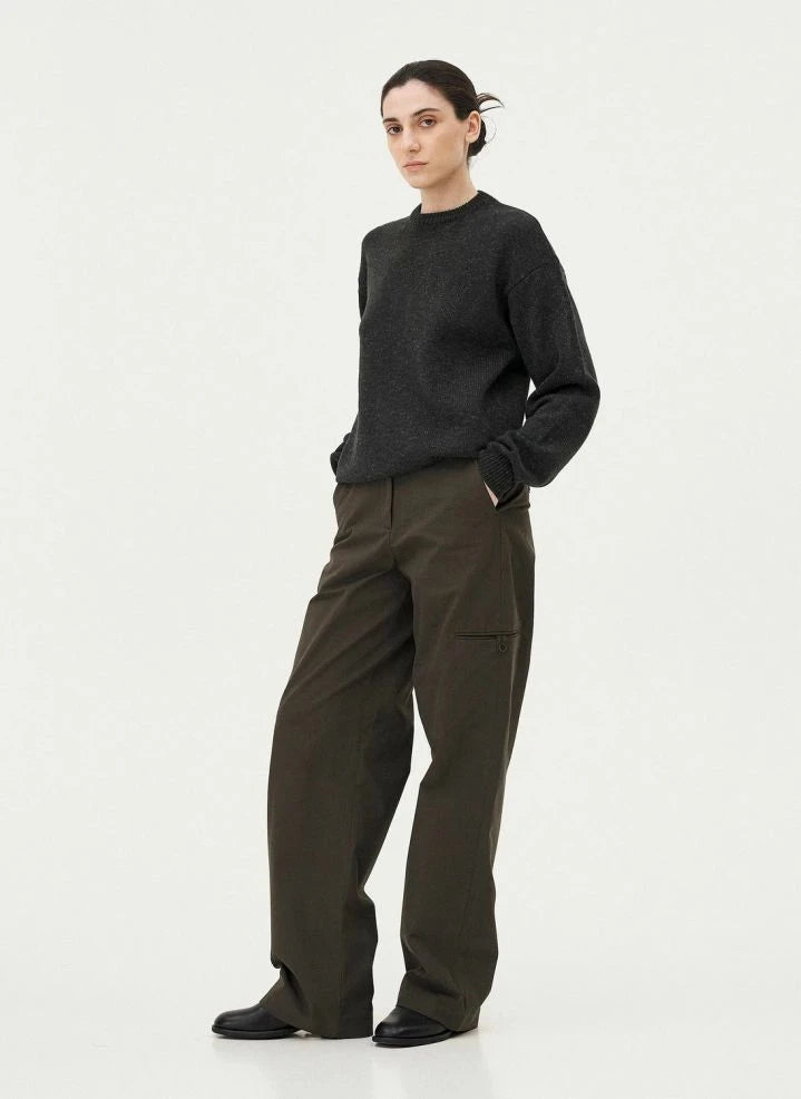 Noyoco - Malmo Merino-Wollpullover | Khaki