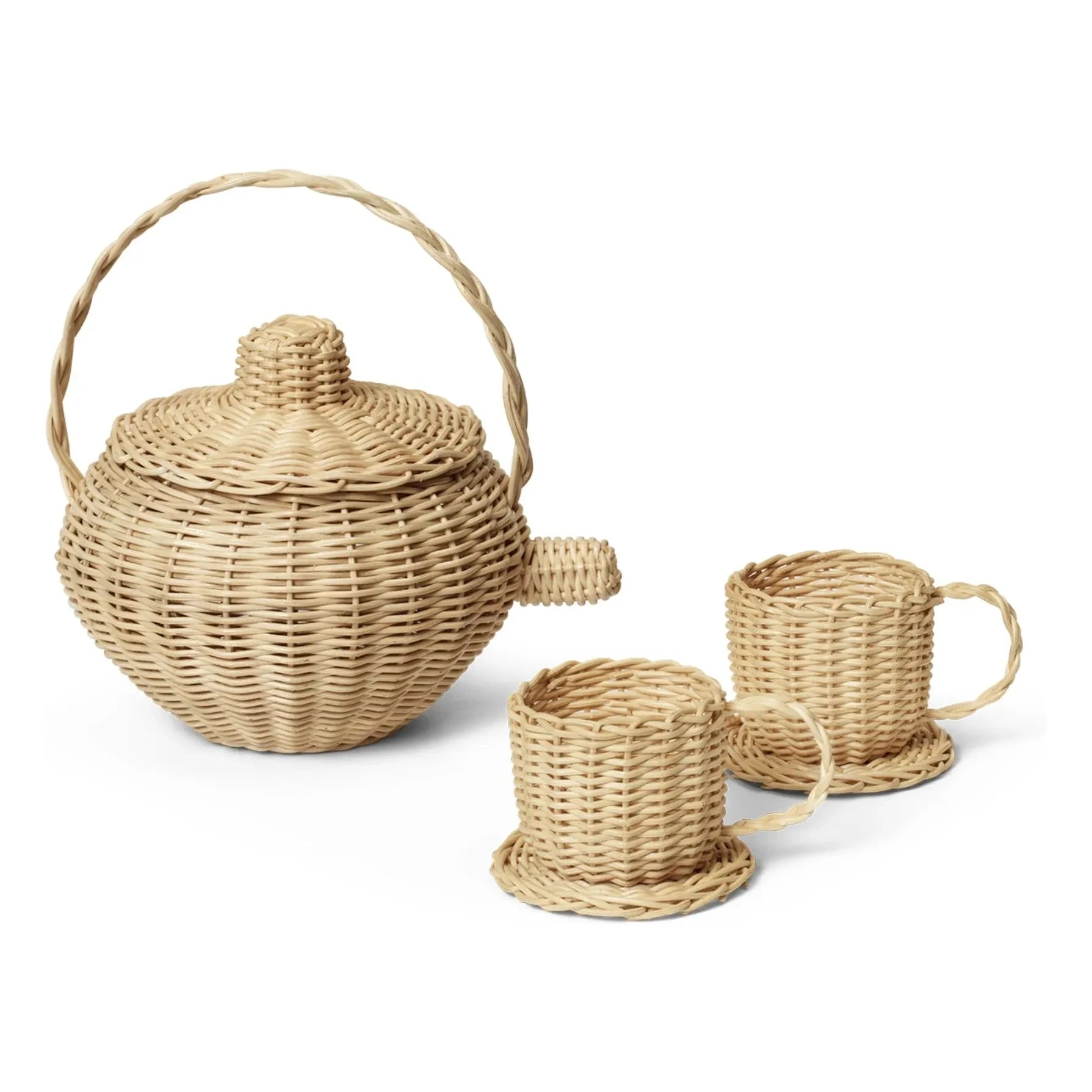 Ferm Living Kids - Rattan Teeservice | Natur