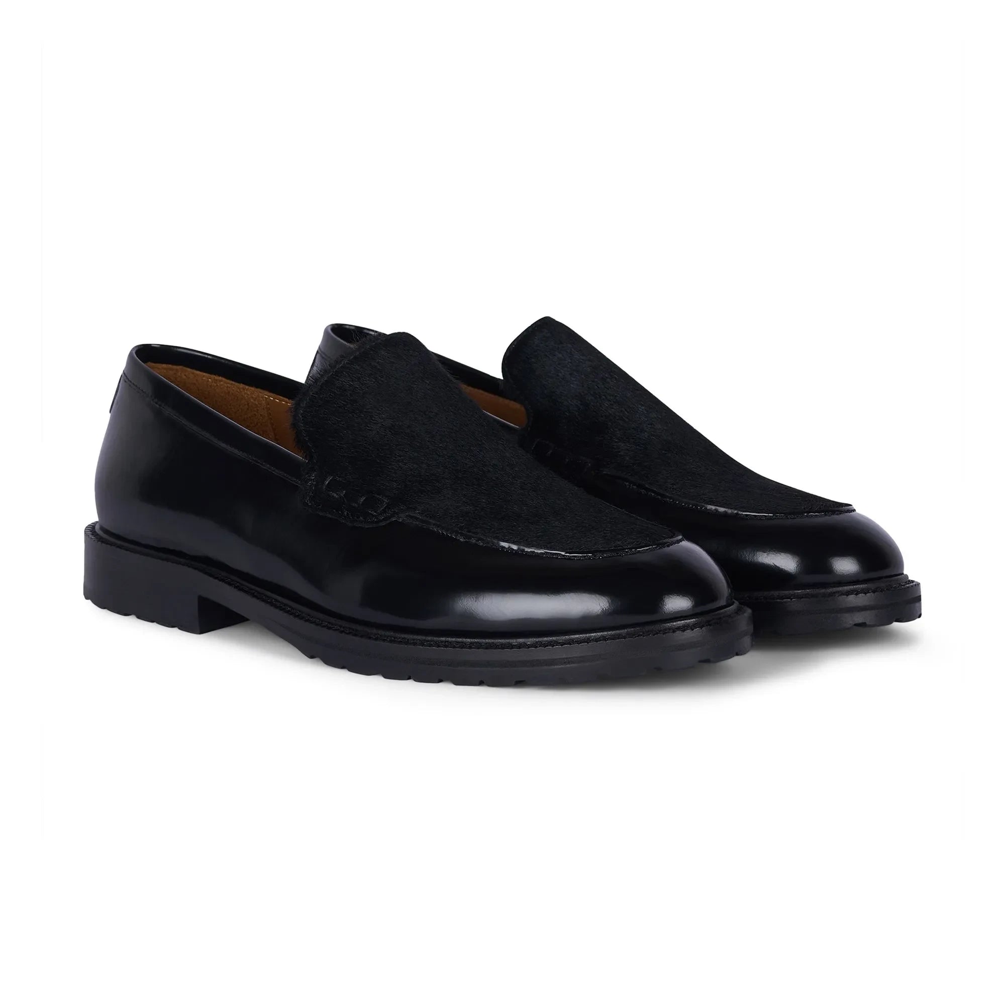 Anthology Paris - Ralph Loafer aus zwei Materialien | Schwarz