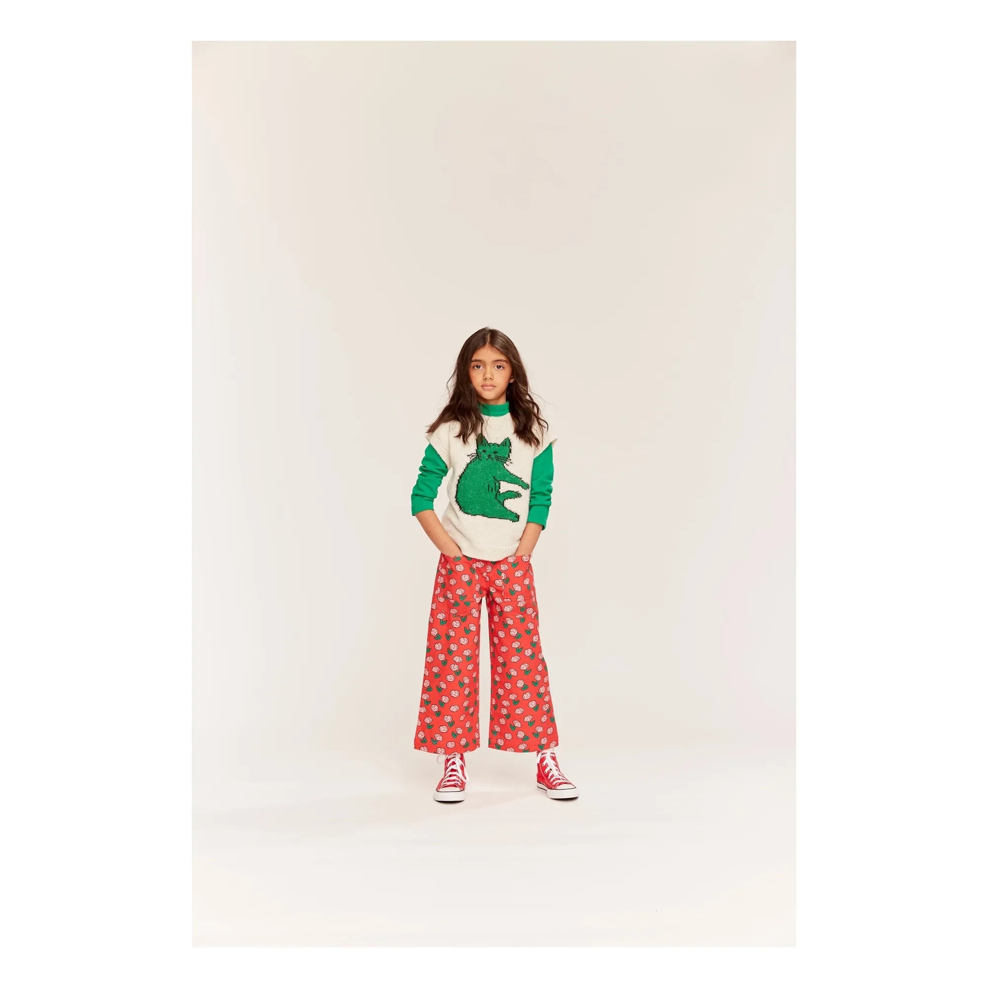 Wynken - Paws Ärmelloser Wollpullover | Ecru