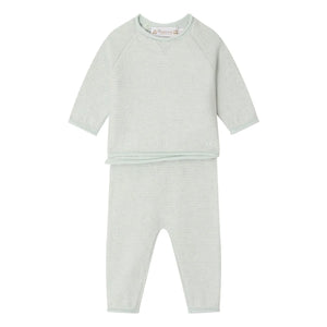 Bonpoint - Bio-Baumwoll Loan T-Shirt und Leggings Set | Grau