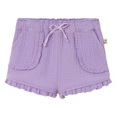 Cozmo - Stella Musselin Shorts aus Baumwolle | Lavendel