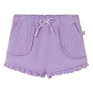 Cozmo - Stella Musselin Shorts aus Baumwolle | Lavendel