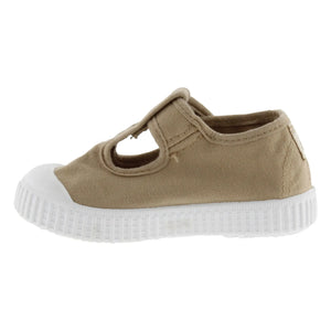 Victoria - Kratzer Sneaker Riemchen Sandale Canvas | Camel