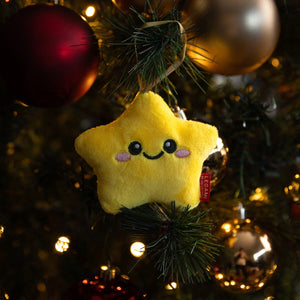 Legami - Plüschspielzeug Weihnachtsdekoration - Stern - Oh-Oh-Ohrnamenti