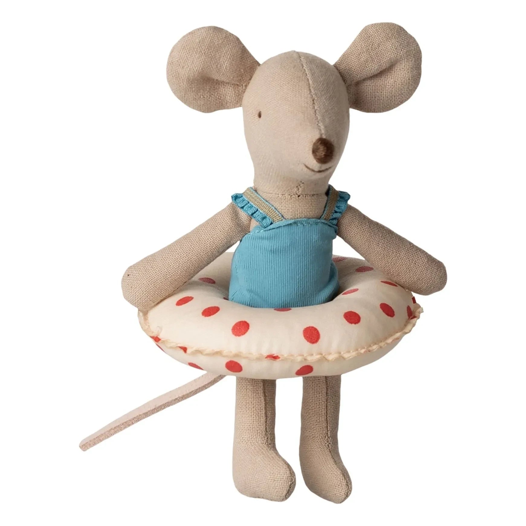 Maileg - Kleine Schwester Maus mit Schwimmring