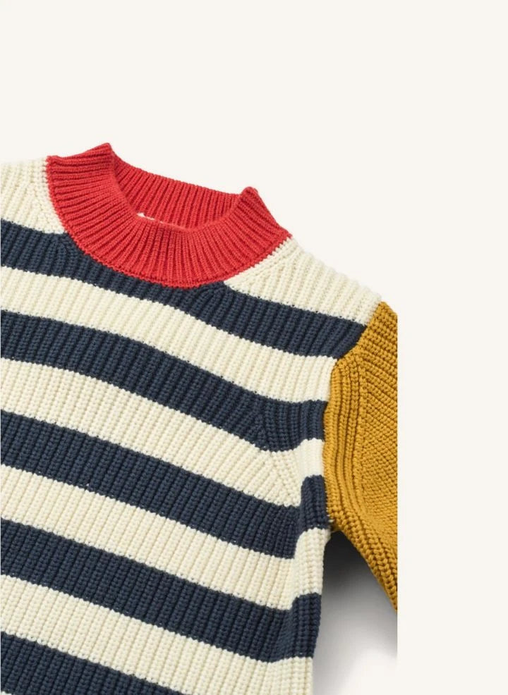 Liewood - Levi Gestreifter Pullover | Beige