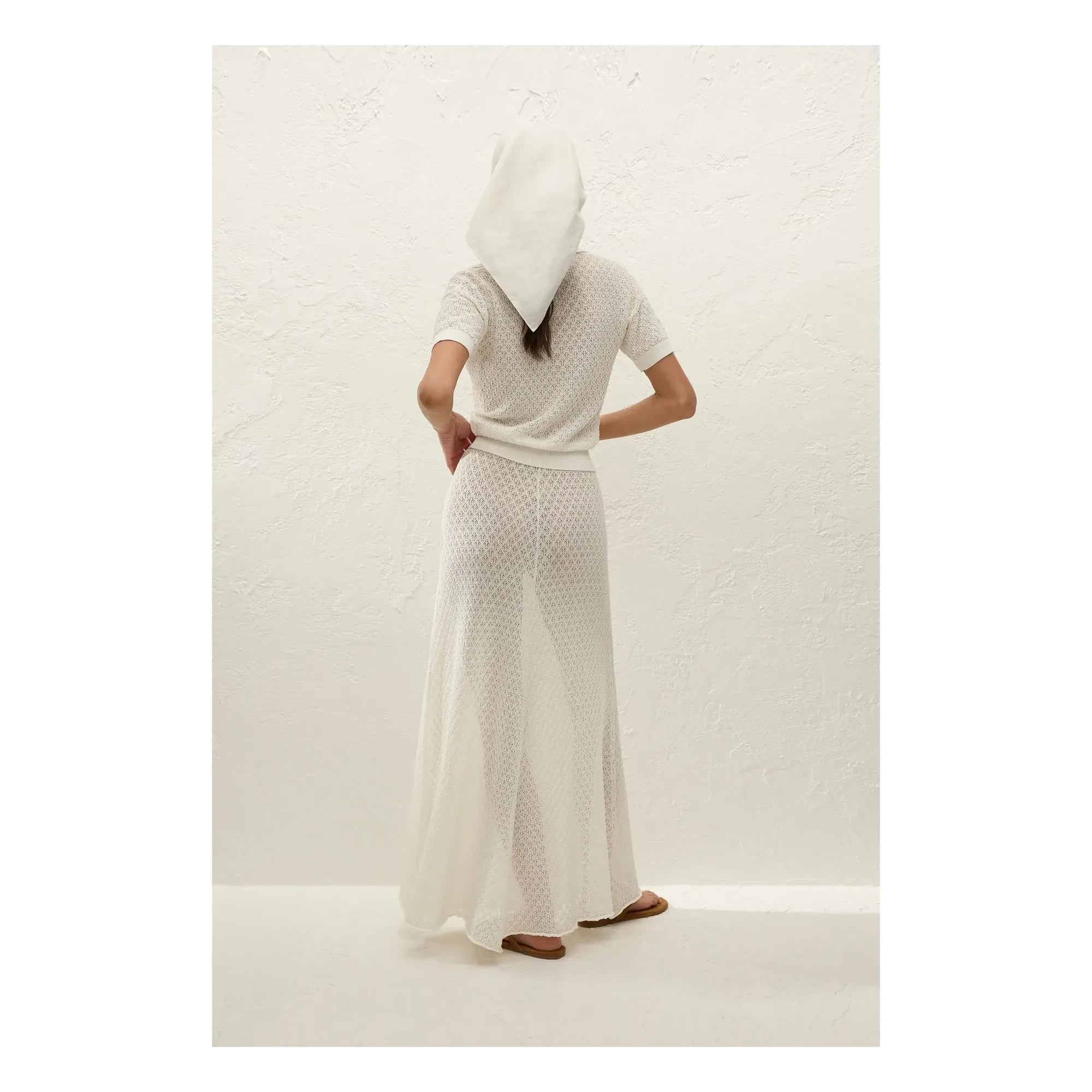 Faithfull the Brand - Polo-Pointelle Lena aus Baumwolle | Ecru