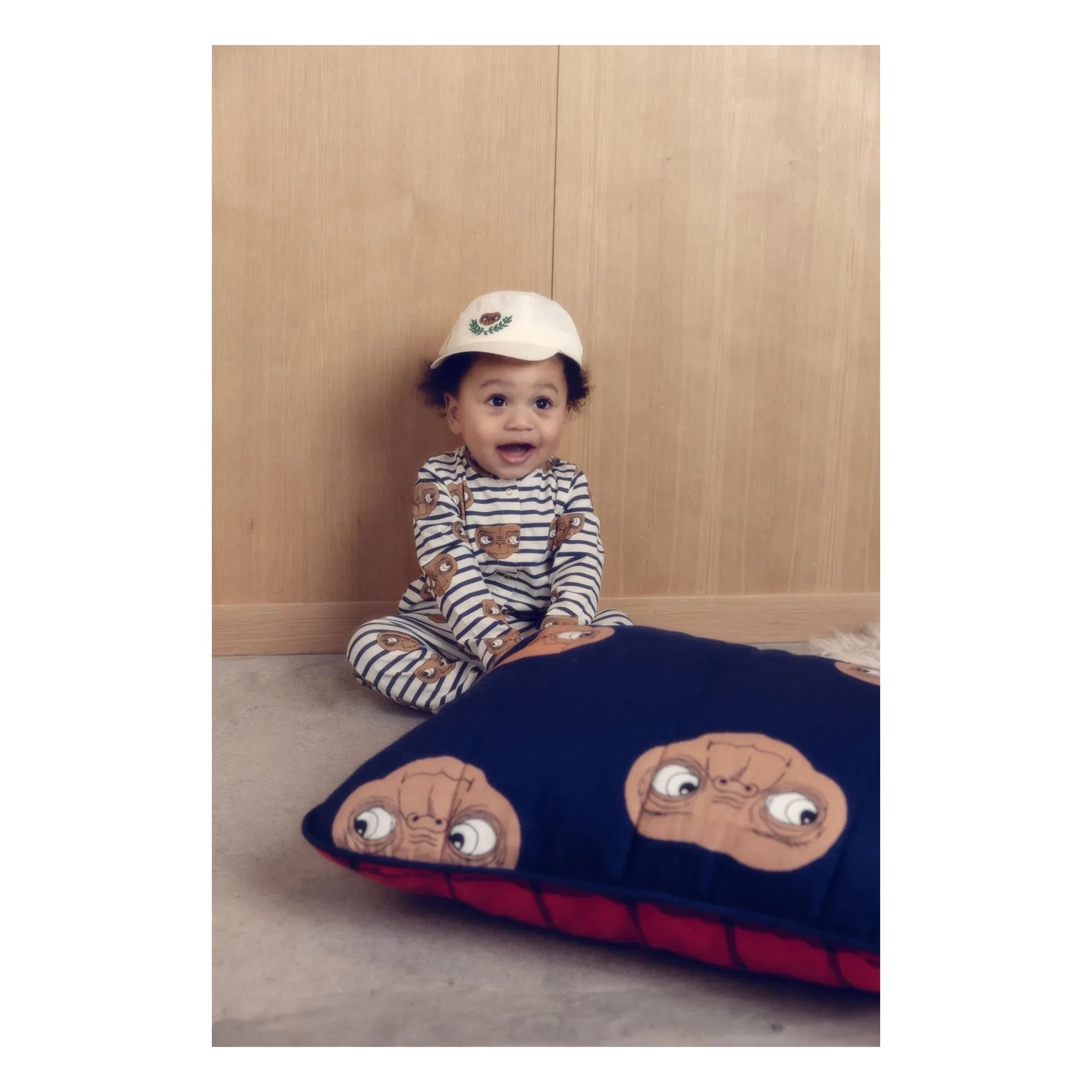 Mini Rodini - E.T. bestickte Kappe | Weiß