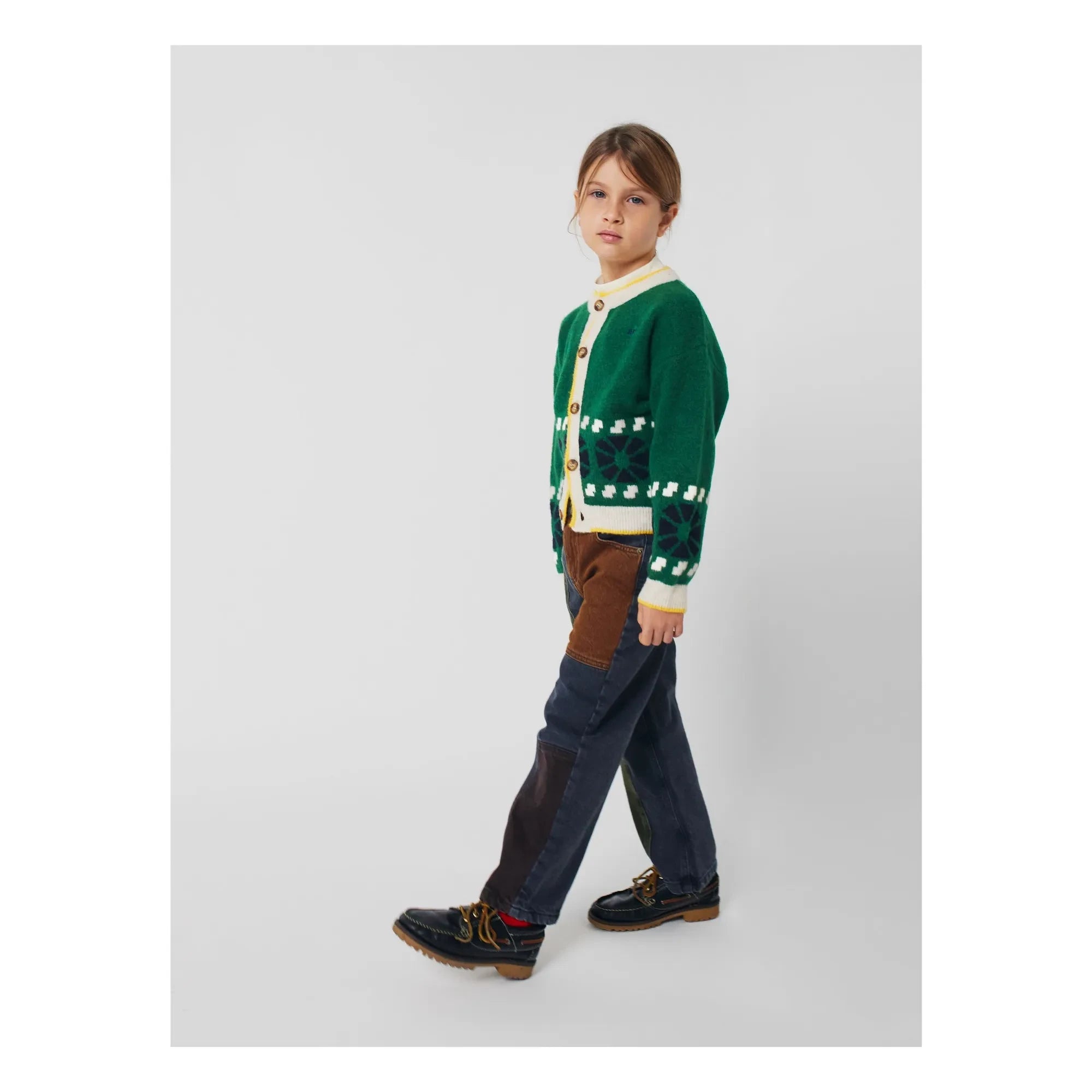 Bobo Choses - Bio-Baumwoll-Yoke-Jeans | Grau