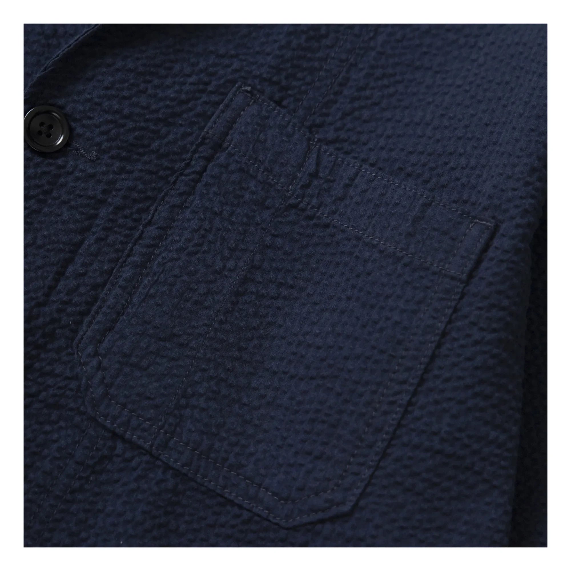 Service Works – Seersucker Server Jacke | Marineblau