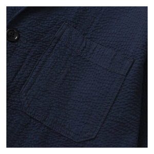 Service Works – Seersucker Server Jacke | Marineblau