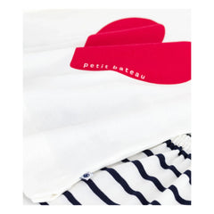 Petit Bateau - Shorts aus Bio-Baumwolle Bruneta | Weiß