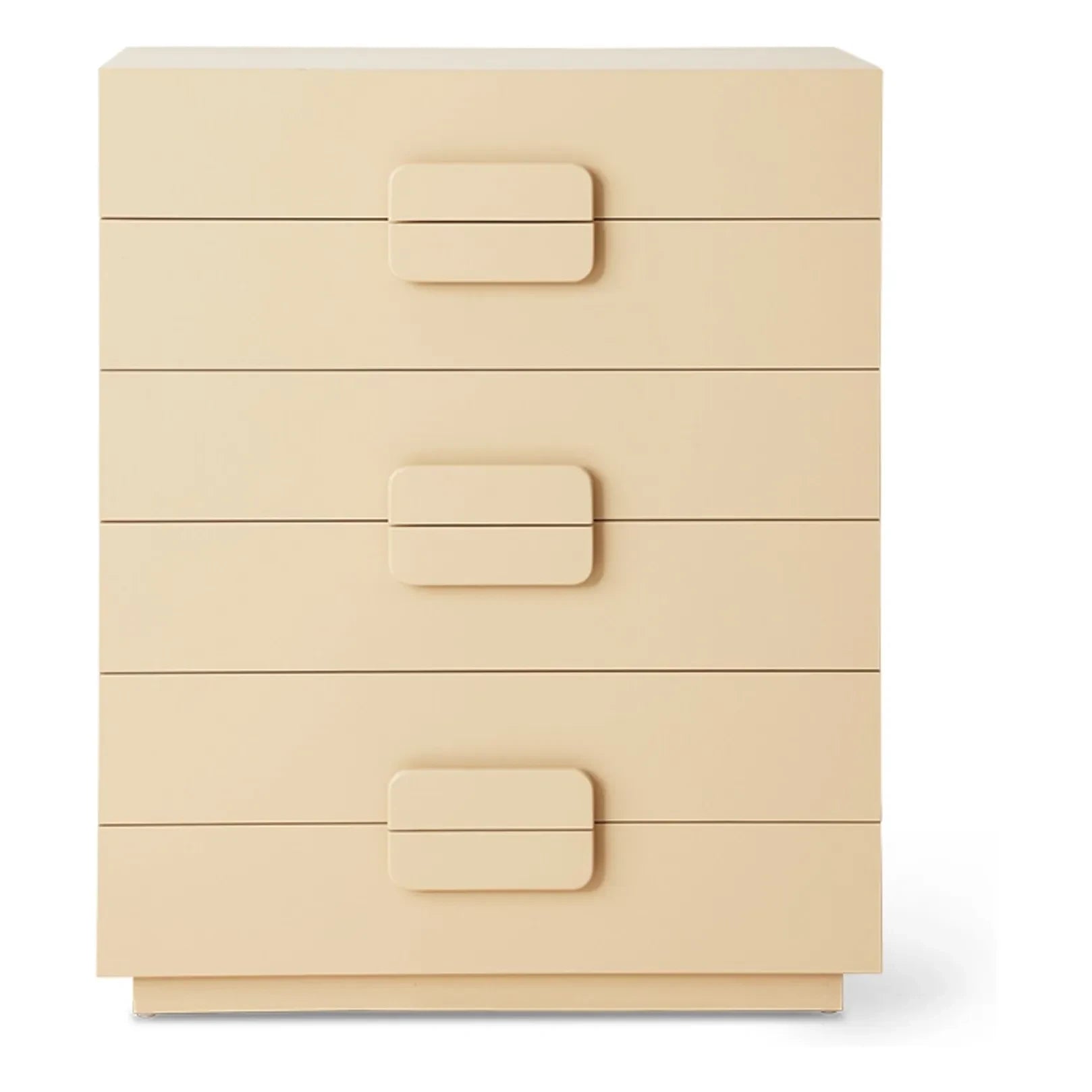 HKliving – Breite Kommode mit 4 Schubladen | Creme