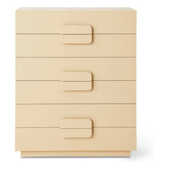 HKliving – Breite Kommode mit 4 Schubladen | Creme