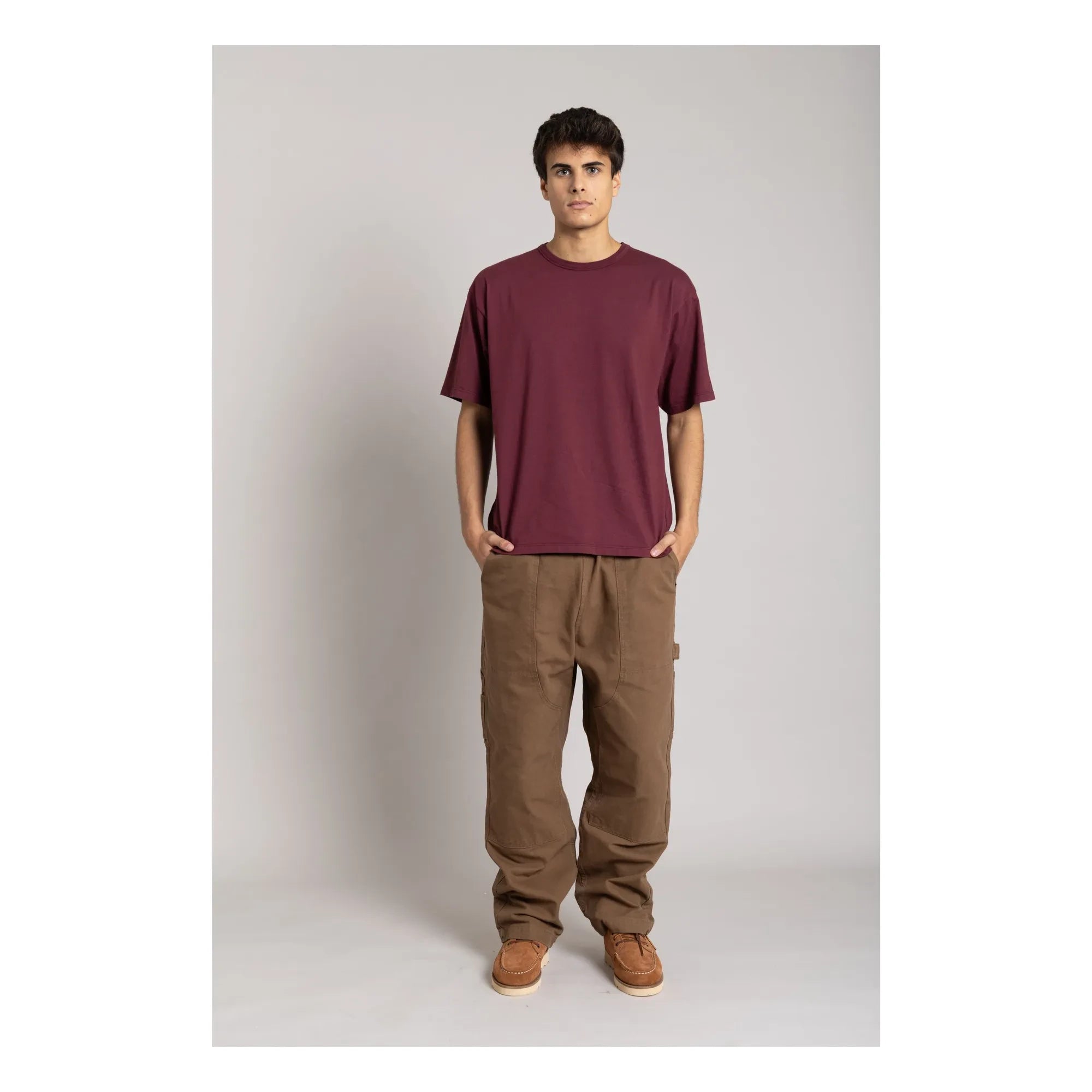 Smallable Man - Solal Bio-Baumwoll-T-Shirt | Aubergine