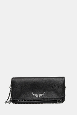ZADIG&VOLTAIRE ROCK GRAINED LEATHER STUDS Deri Çanta