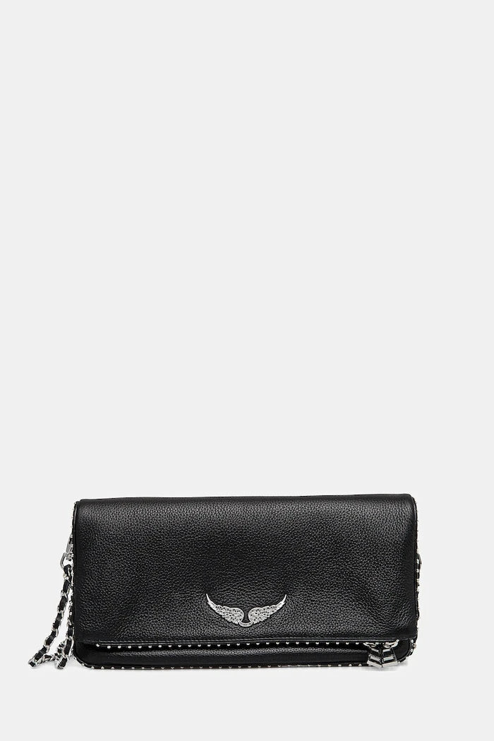 ZADIG&VOLTAIRE ROCK GRAINED LEATHER STUDS Deri Çanta