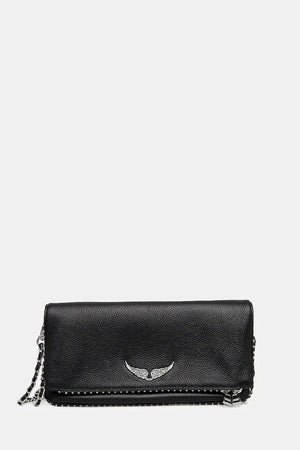 ZADIG&VOLTAIRE ROCK GRAINED LEATHER STUDS Deri Çanta