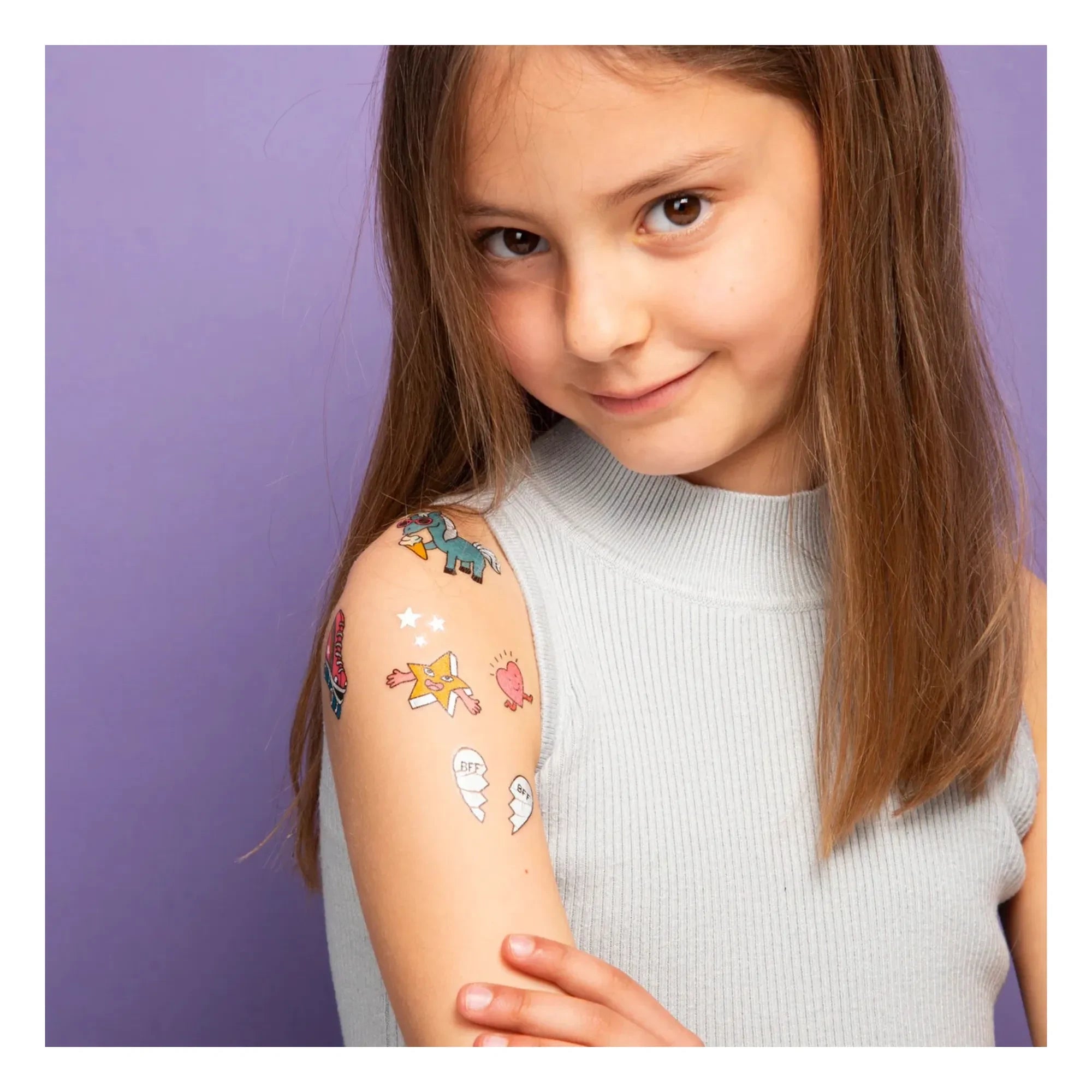 Omy - Lily temporäre Tattoos | Rosa