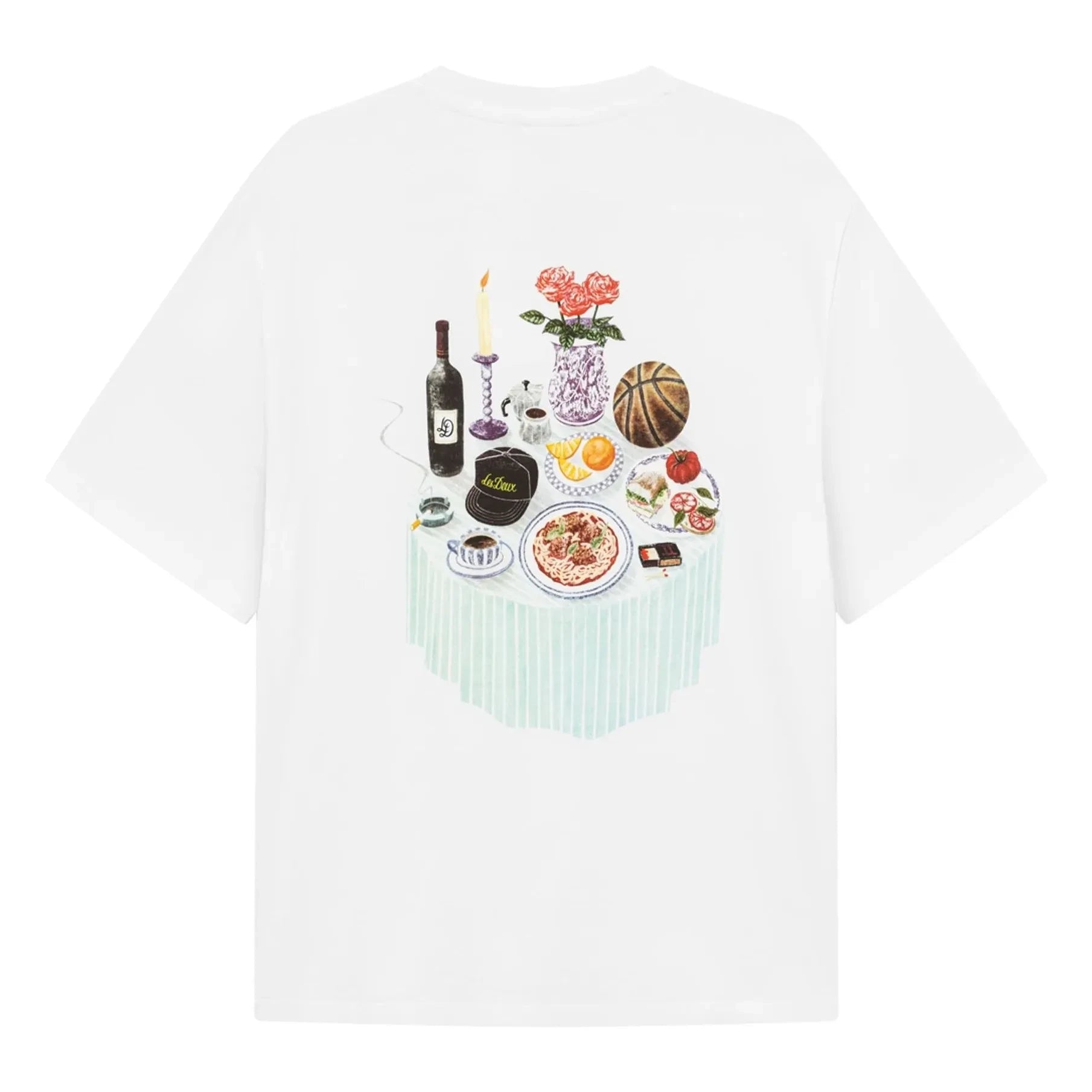 Les Deux - Cole Rundhals-T-Shirt Bio-Baumwolle | Braun
