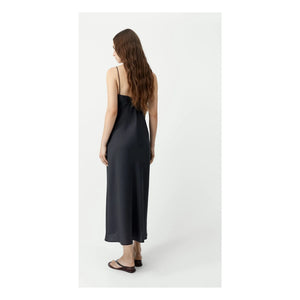 Cordera - Herzförmiges Dekolleté Kleid | Schwarz