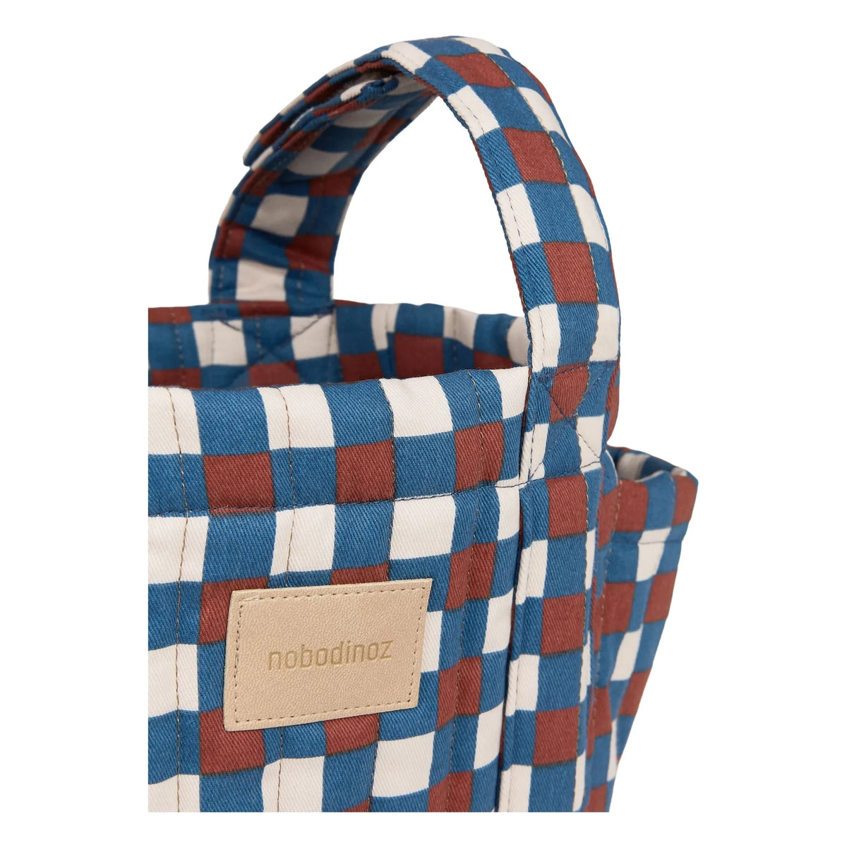Nobodinoz - Hyde Park Mosaic Kinderwagen-Organizer Tasche | Blau