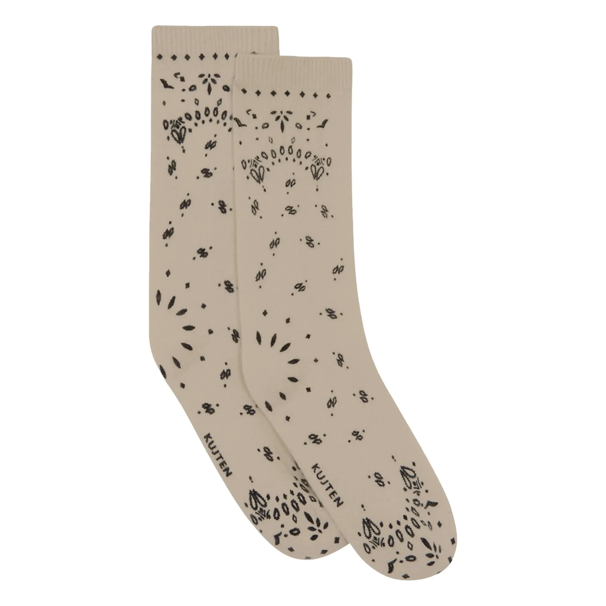 Kujten - Sig Bandana Kaschmir Socken | Haferflocken