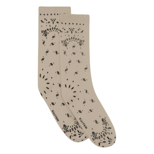 Kujten - Sig Bandana Kaschmir Socken | Haferflocken