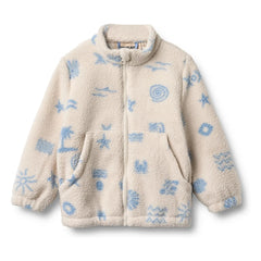 Wheat - Helge Beach Recyceltes Faser Sherpa Jacke | Ecru