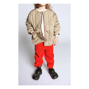 American Vintage - Vowbay Wasserabweisende Steppjacke Recycelte Faser | Khaki