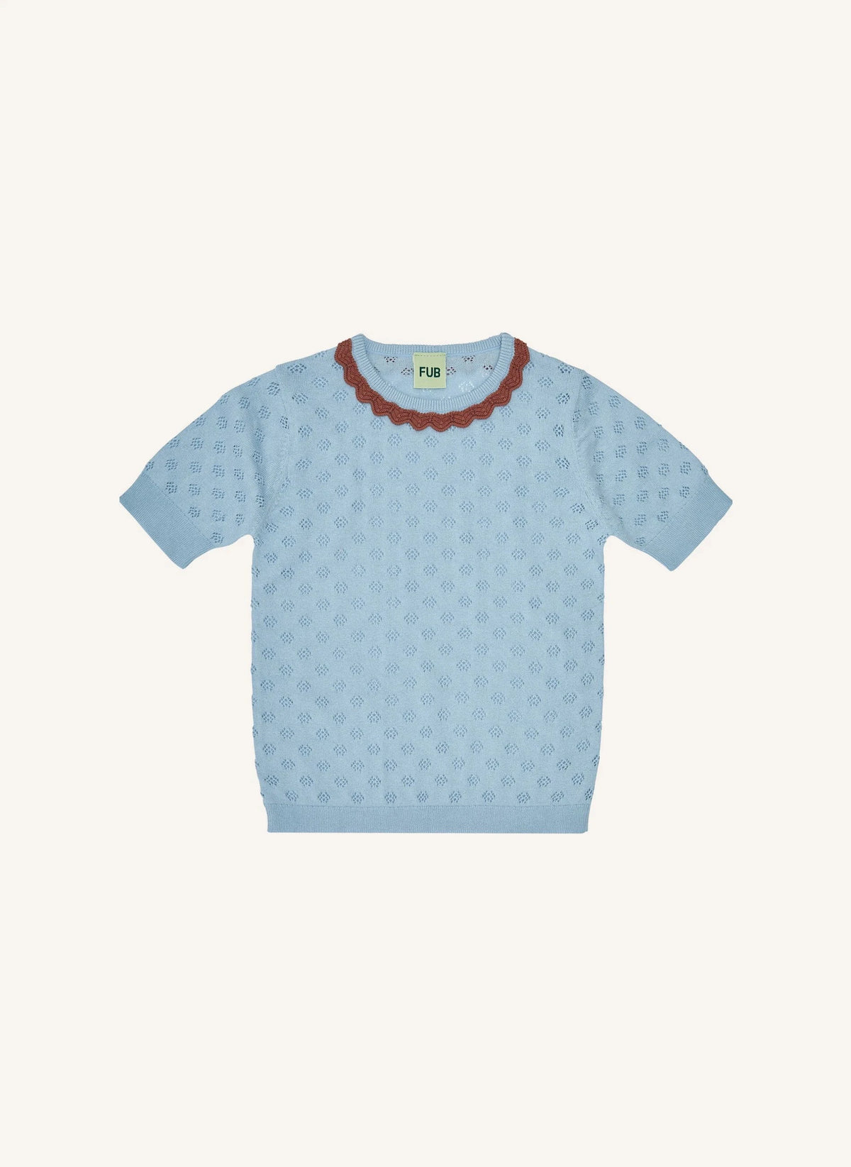 FUB - Organische Baumwoll-Pullover | Hellblau