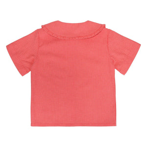 Sticky Lemon - Citron Petits Carreaux Bluse | Koralle