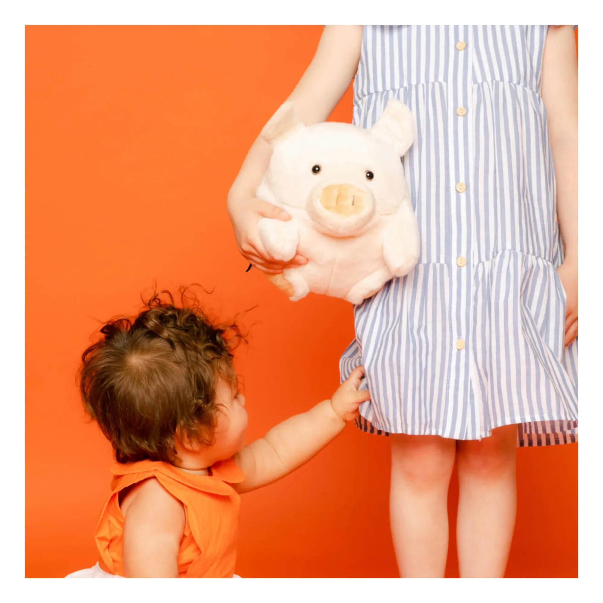 La Pelucherie - Roodoodoo Coco the Pig yumuşak oyuncak | Bej