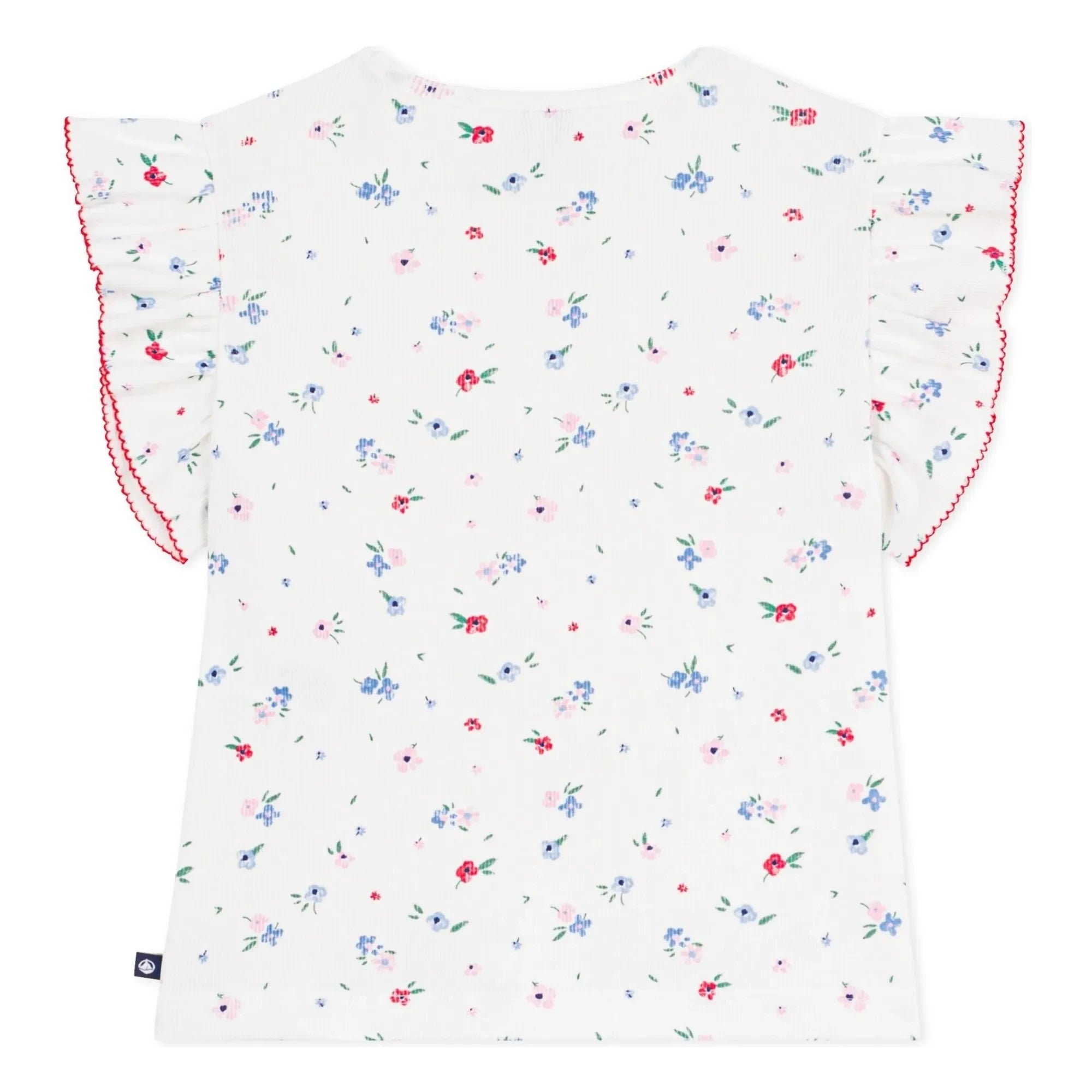 Petit Bateau - Fitilli Tişört | Beyaz