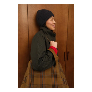 Rose in April - Elisa Tartan Tragetasche | Braun